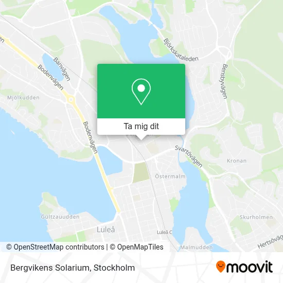 Bergvikens Solarium karta