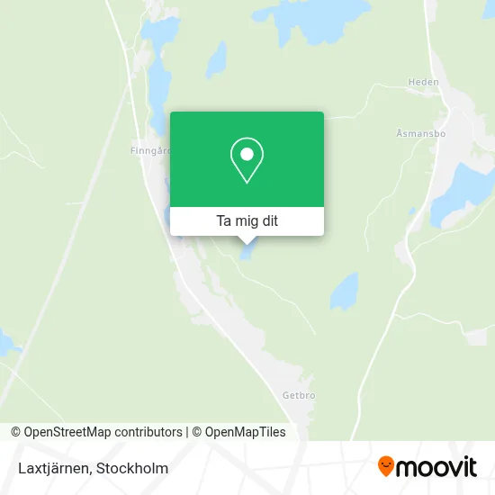 Laxtjärnen karta