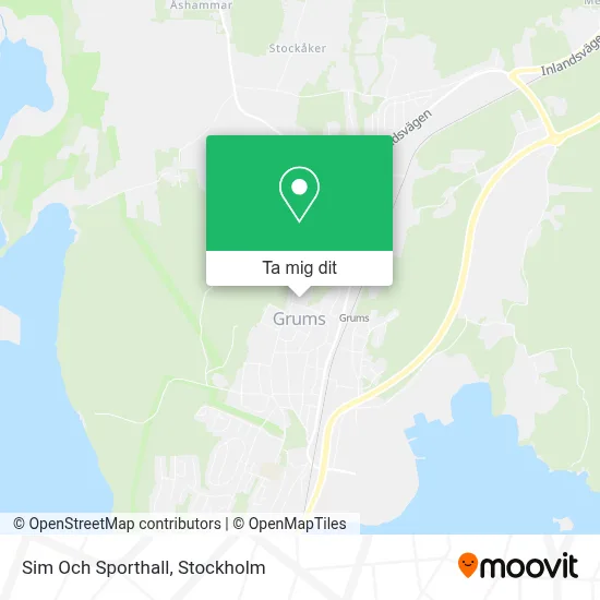 Sim Och Sporthall karta