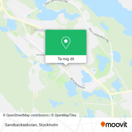 Sandbackaskolan karta