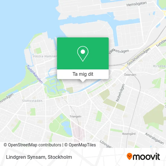 Lindgren Synsam karta