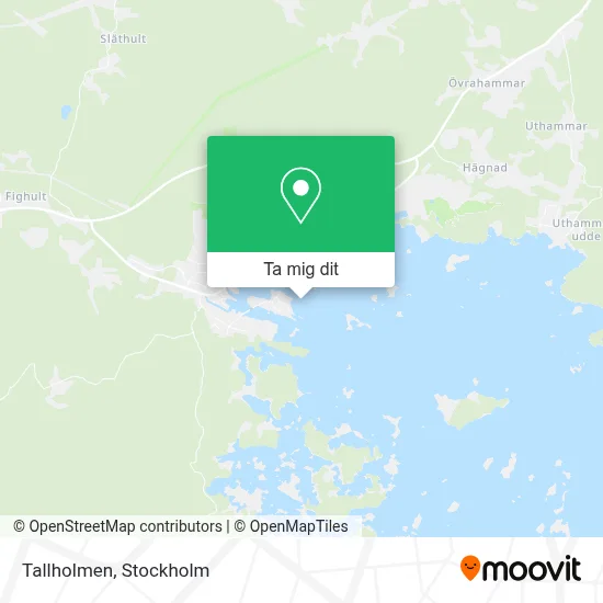Tallholmen karta