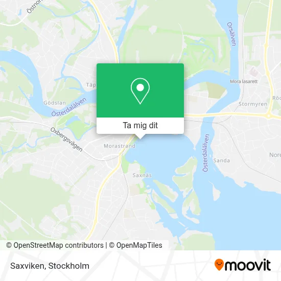 Saxviken karta