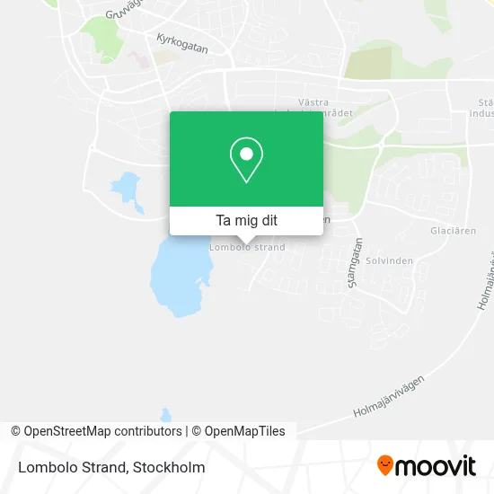 Lombolo Strand karta