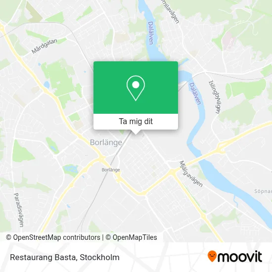 Restaurang Basta karta