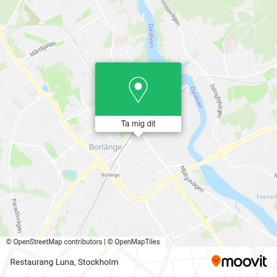 Restaurang Luna karta