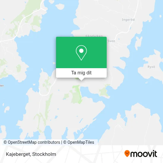 Kajeberget karta