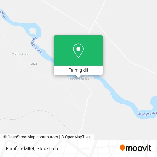 Finnforsfallet karta