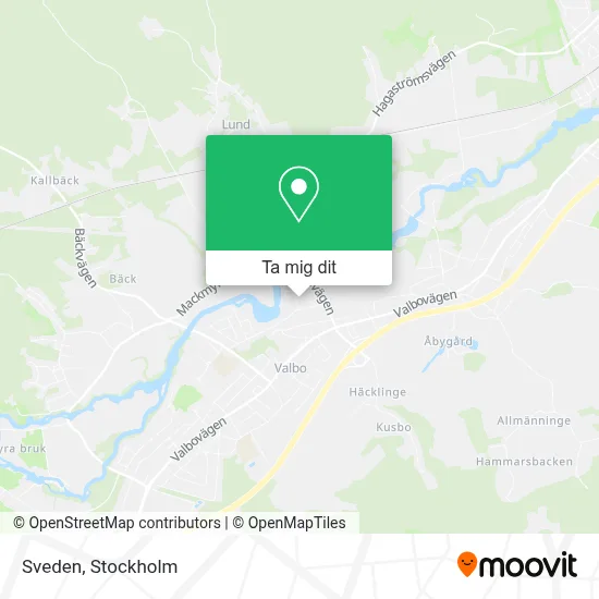 Sveden karta