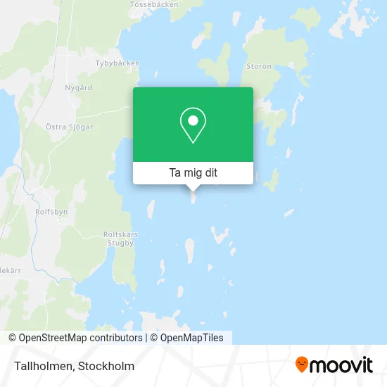 Tallholmen karta