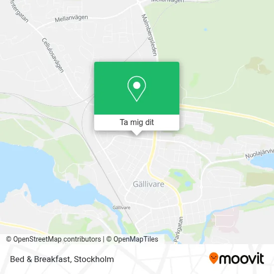 Bed & Breakfast karta