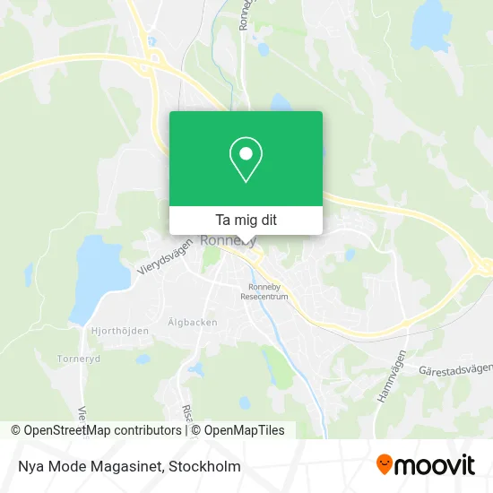 Nya Mode Magasinet karta