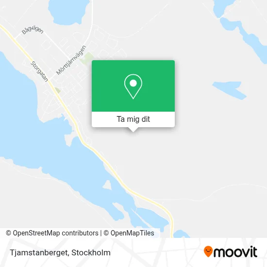 Tjamstanberget karta