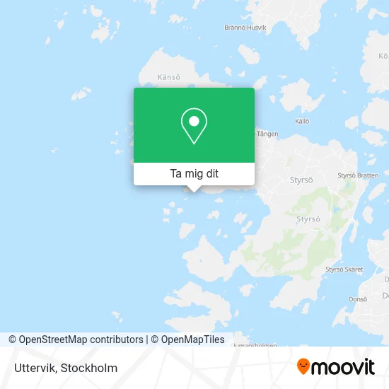 Uttervik karta