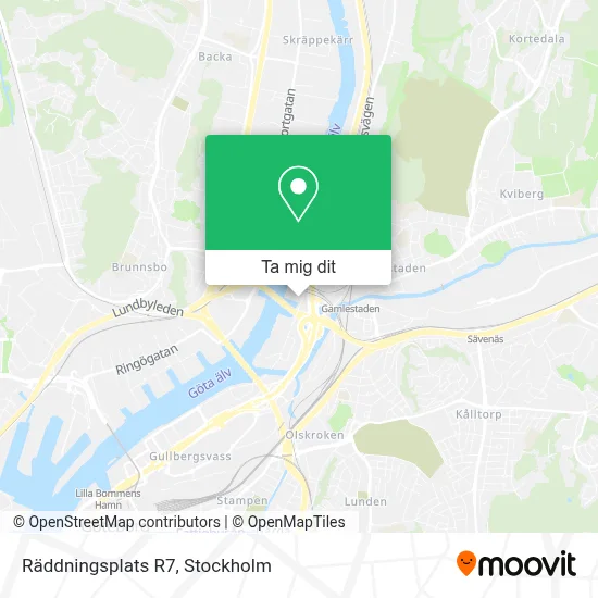 Räddningsplats R7 karta