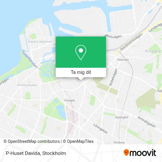 P-Huset Davida karta