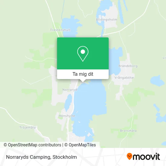 Norraryds Camping karta