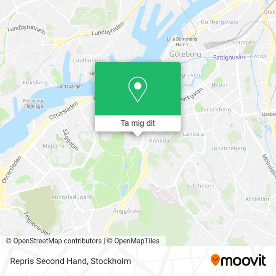 Repris Second Hand karta