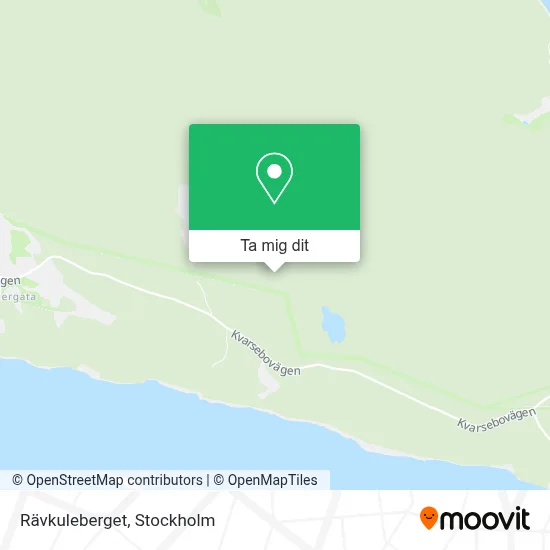 Rävkuleberget karta
