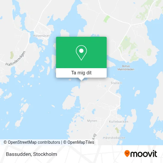 Bassudden karta
