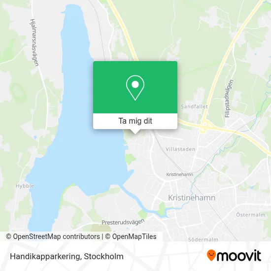 Handikapparkering karta