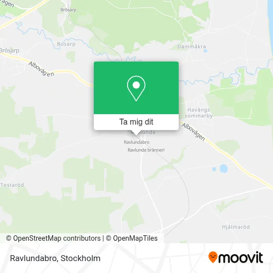 Ravlundabro karta