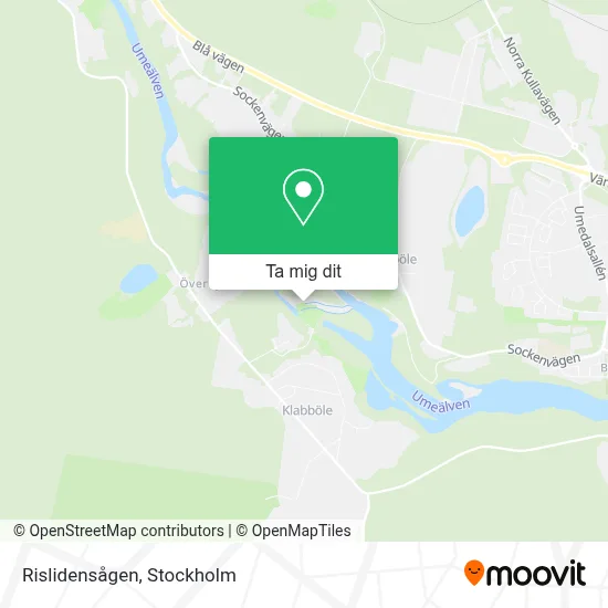 Rislidensågen karta