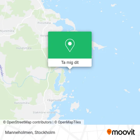 Manneholmen karta