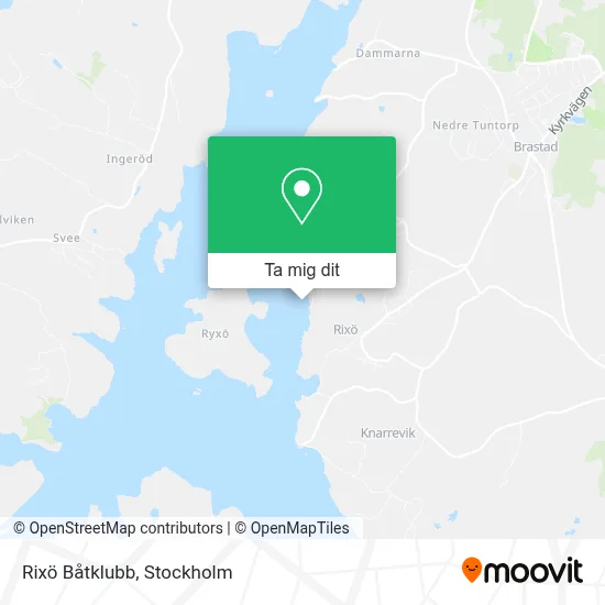 Rixö Båtklubb karta