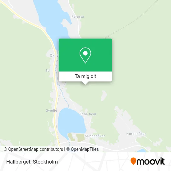 Hallberget karta