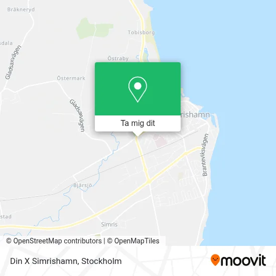 Din X Simrishamn karta