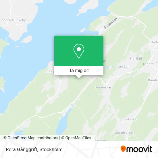 Röra Gånggrift karta