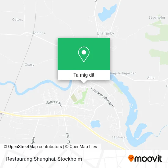 Restaurang Shanghai karta