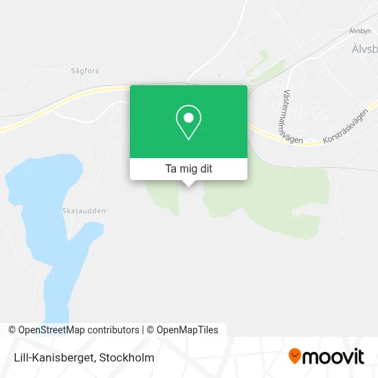 Lill-Kanisberget karta