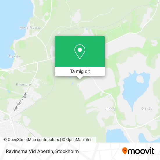 Ravinerna Vid Apertin karta