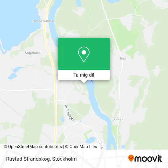 Rustad Strandskog karta