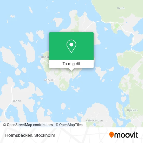 Holmsbacken karta