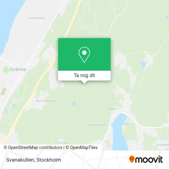 Svanakullen karta