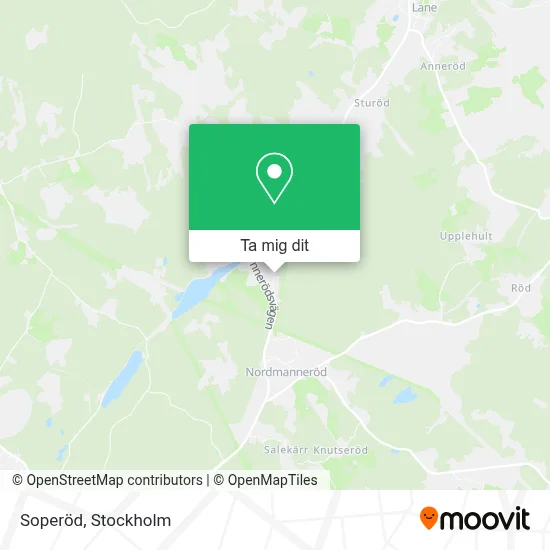 Soperöd karta