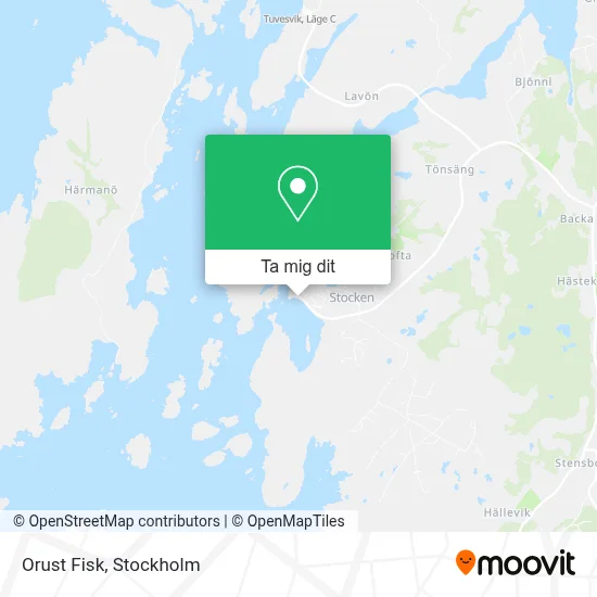 Orust Fisk karta