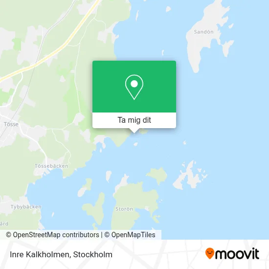 Inre Kalkholmen karta