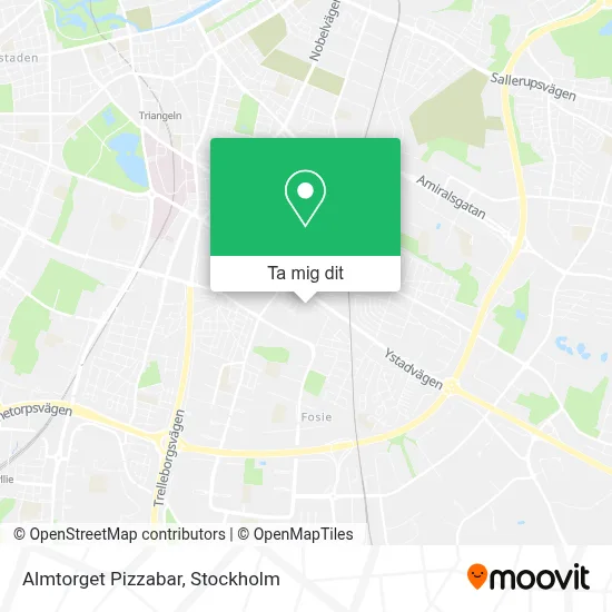 Almtorget Pizzabar karta