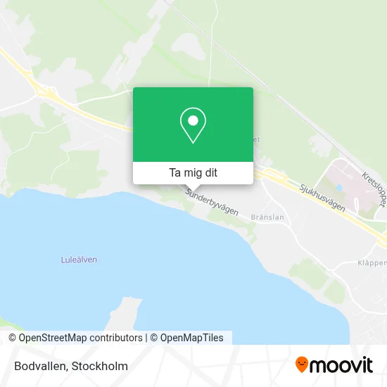 Bodvallen karta