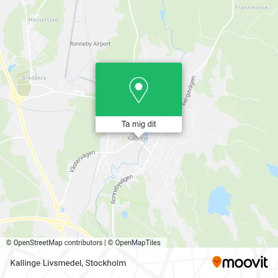 Kallinge Livsmedel karta