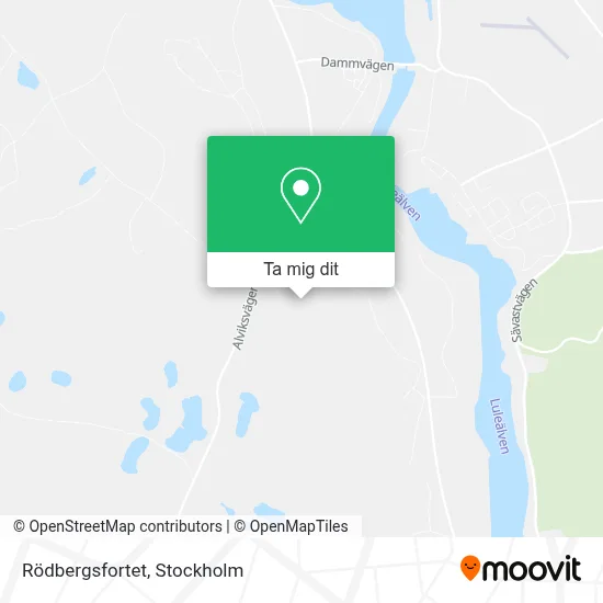 Rödbergsfortet karta