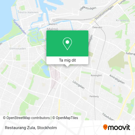 Restaurang Zula karta