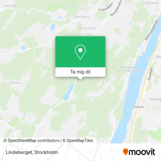 Lindeberget karta
