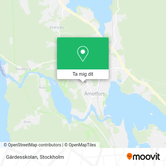 Gärdesskolan karta