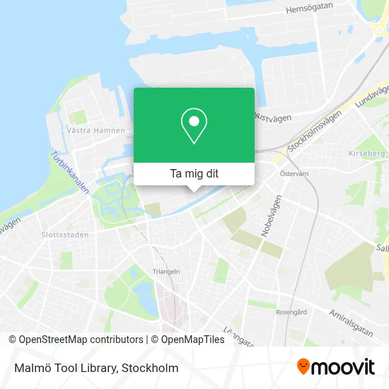 Malmö Tool Library karta