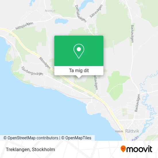 Treklangen karta